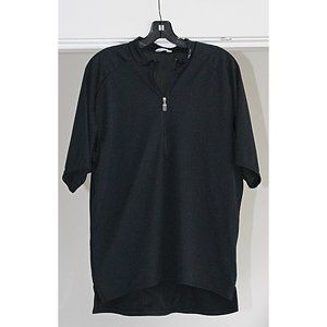 Pearl Izumi - Men's Half Zip Cycling Shirt - Back Zip Pockets, Black, sz Large